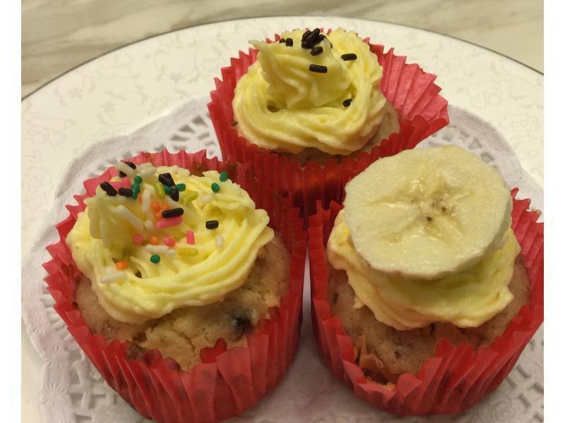 香蕉杯子蛋糕的做法