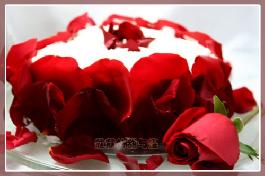 玫瑰蛋糕的做法