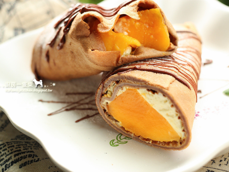 雪藏芒果可丽饼的做法