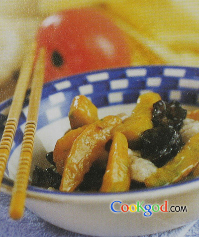 南瓜鱼子烧块菌的做法