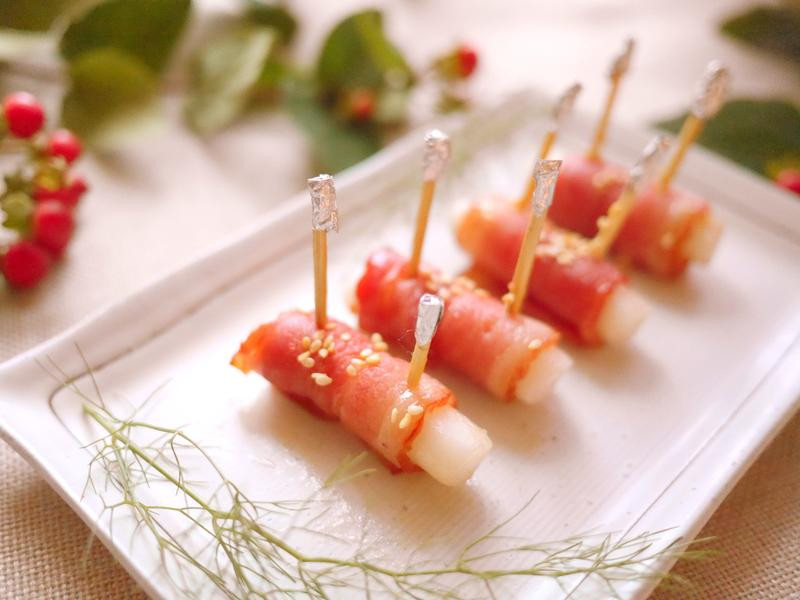 培根年糕卷的做法