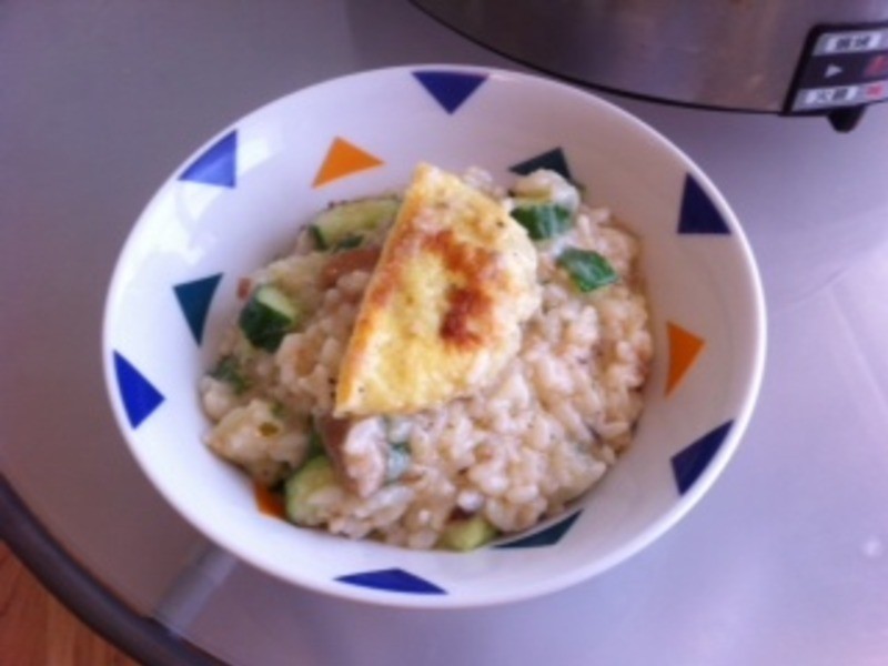 蛋饺黄瓜炖饭的做法