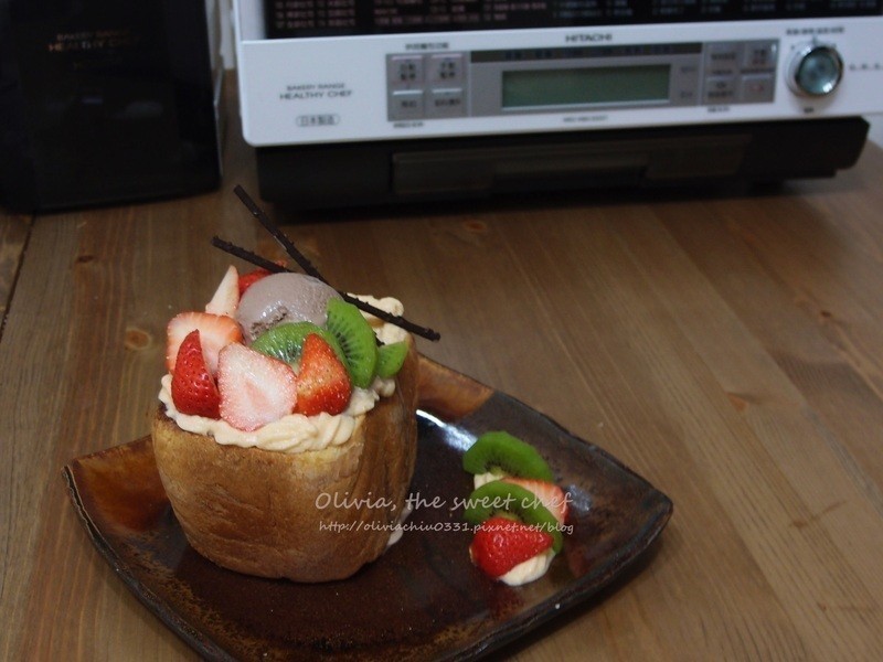 Olivia?巧克力鲜果蜜糖土司的做法