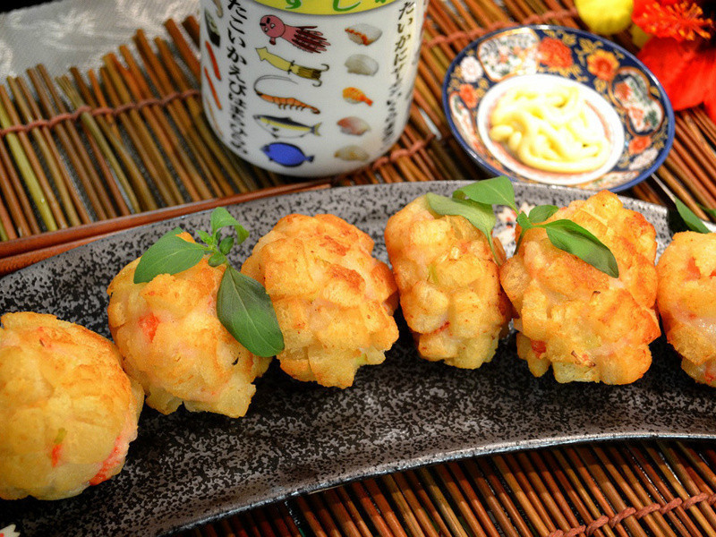 香酥吐司炸虾丸的做法