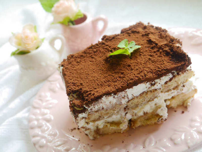 提拉米苏(约克夏奶茶VS无蛋版)的做法