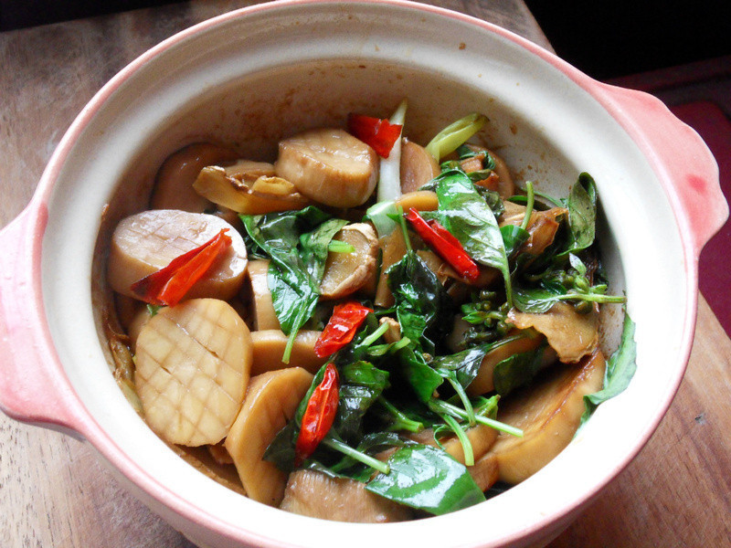 龟甲万乐享醍醐味~三杯杏鲍菇~的做法