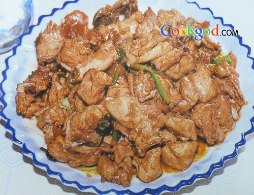 葱烧兔肉的做法