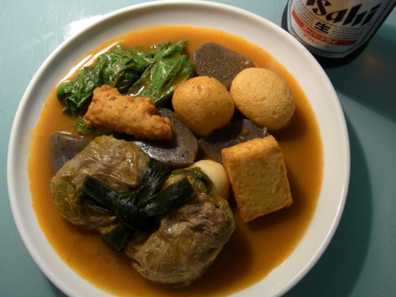 麻辣味增关东煮的做法