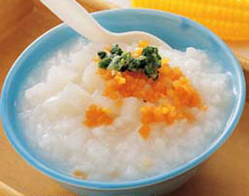 胡萝卜咸粥的做法