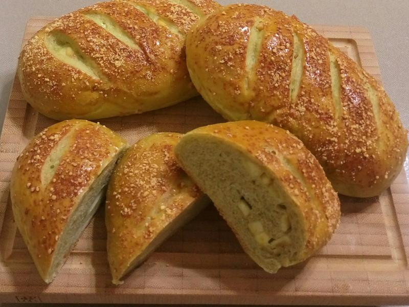 抹茶起士地瓜包的做法