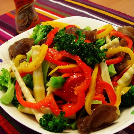 夏季宠儿——五彩缤纷时蔬的做法