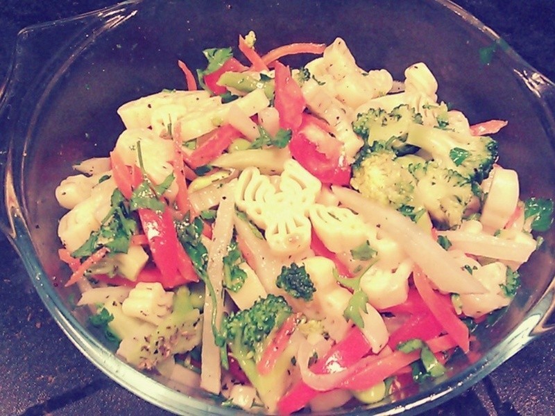 意式-春趣意面沙拉(2人份)的做法