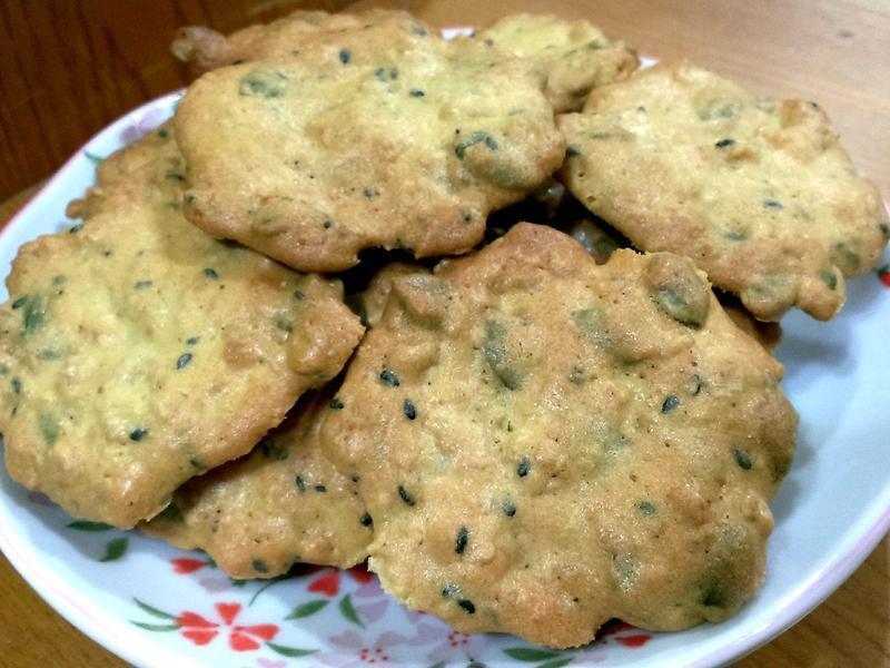 健康麦片坚果芝麻饼的做法