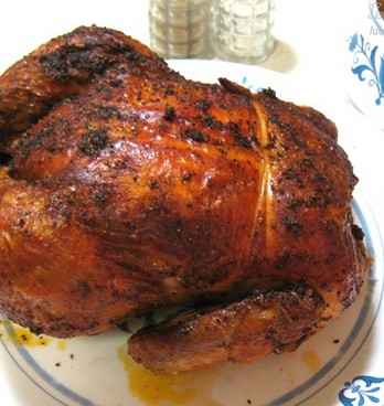 时蔬香烤鸡的做法