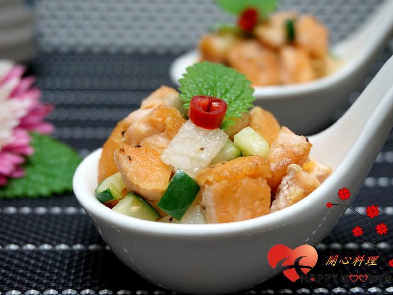 鲑鱼沙拉的做法