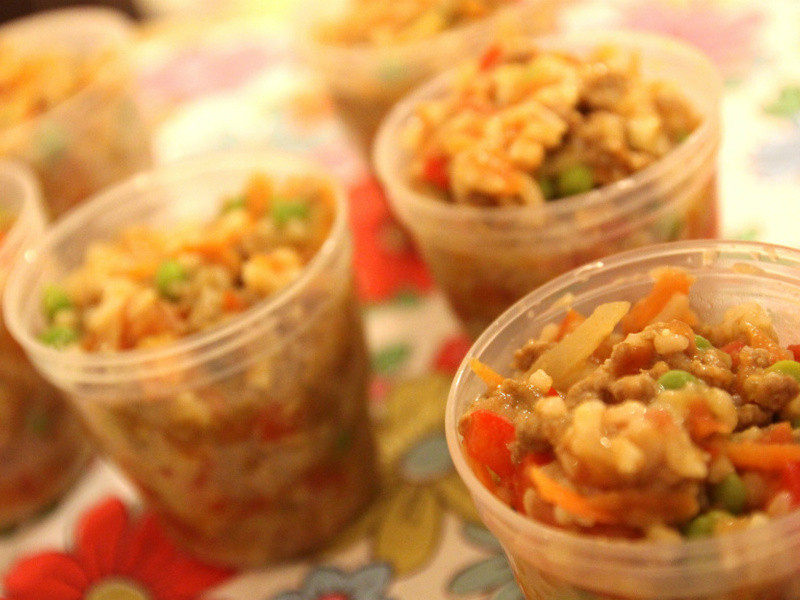 牛绞肉青蔬拌饭的做法