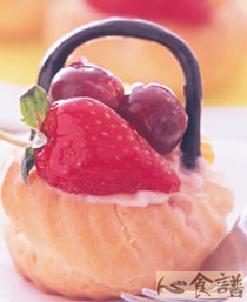 水果泡芙篮的做法
