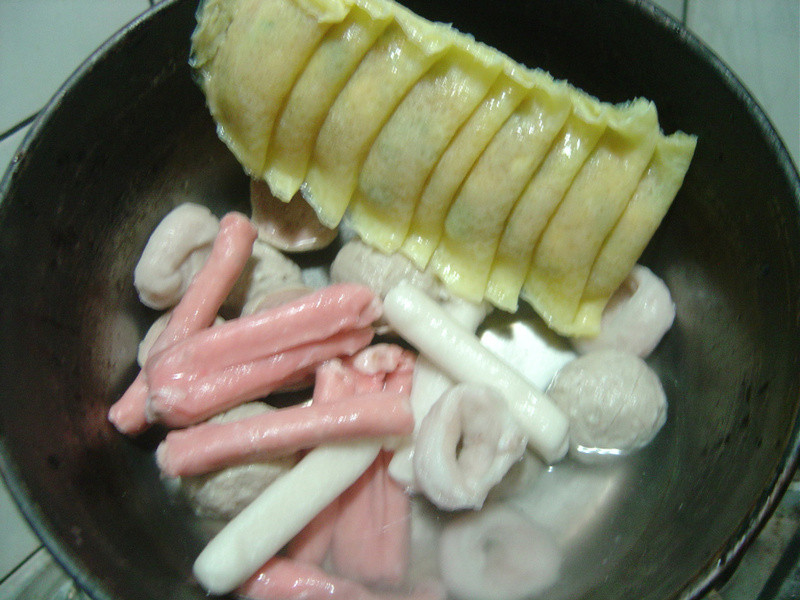 菜头综合火锅饺的做法