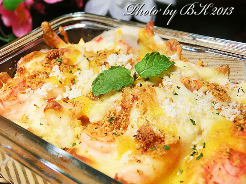 水饺皮豆酥千层面的做法