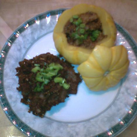 金瓜盅粉蒸肉的做法