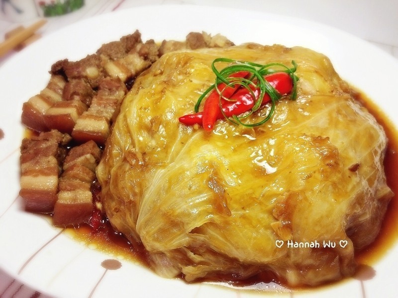 客家高丽菜封的做法