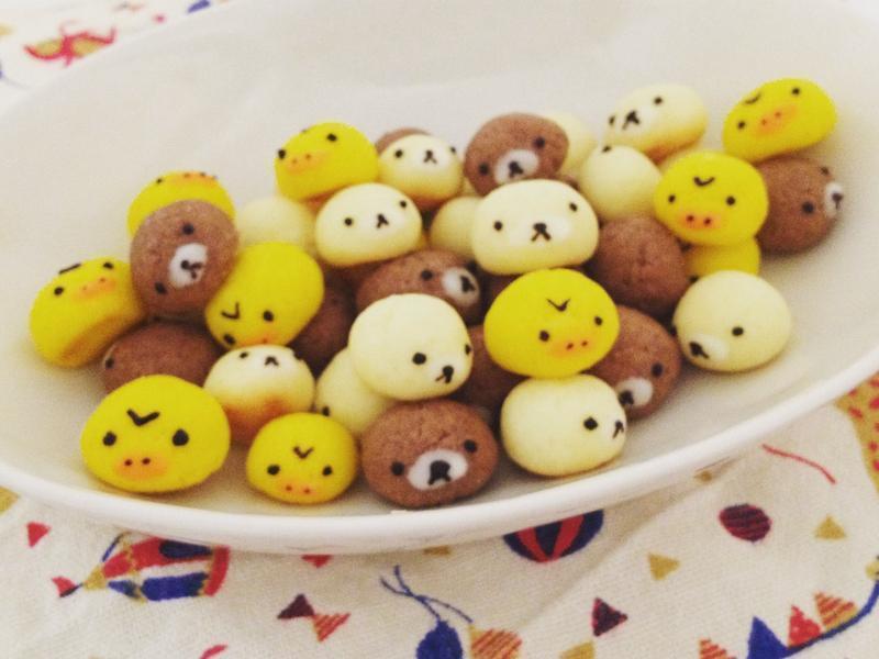 三种口味的拉拉熊小馒头的做法