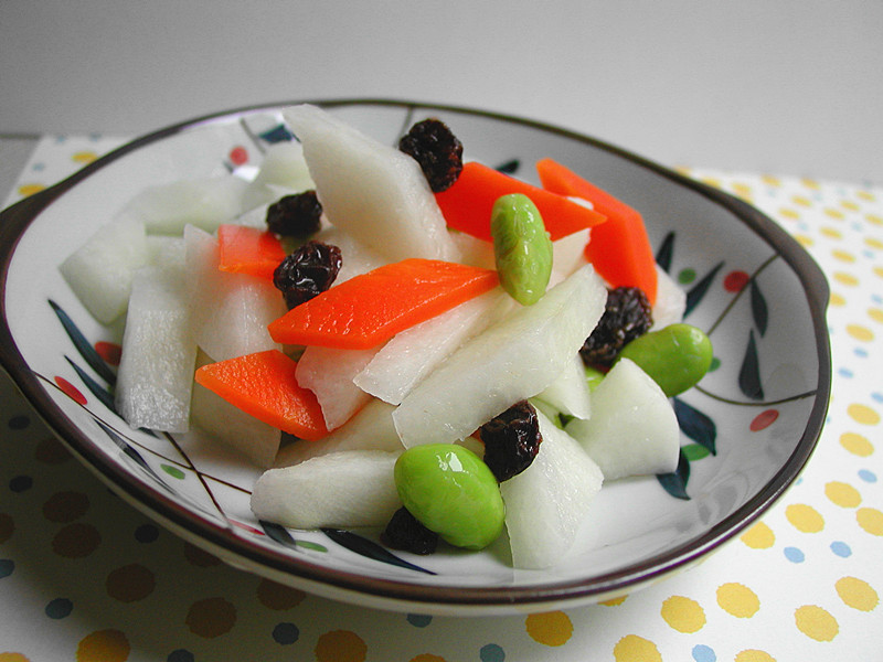 三色葛果的做法