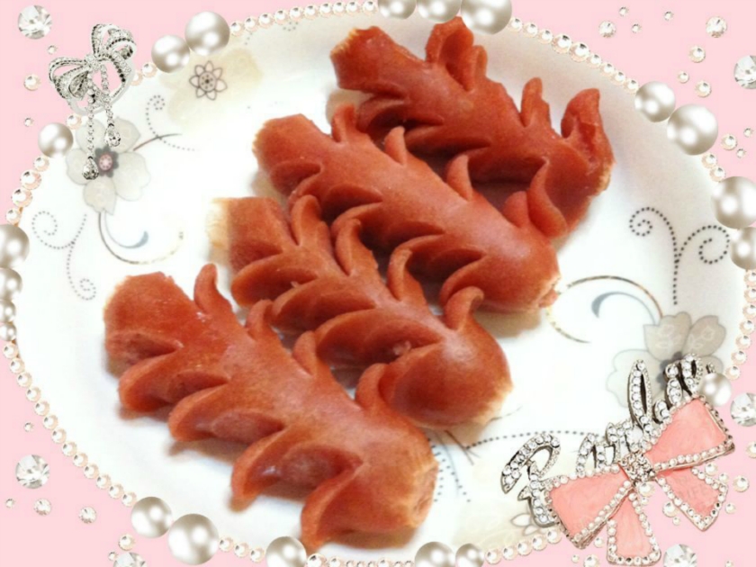 微波炉烤香肠的做法