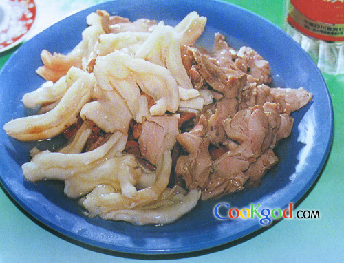 糟熘鸭三白的做法