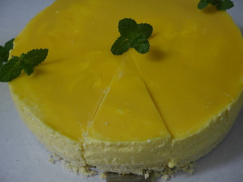 生芒果乳酪蛋糕的做法