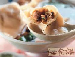 鸭肉咸菜汤饺的做法