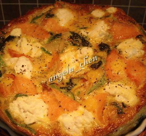 “法式三文鱼派frittata”的做法