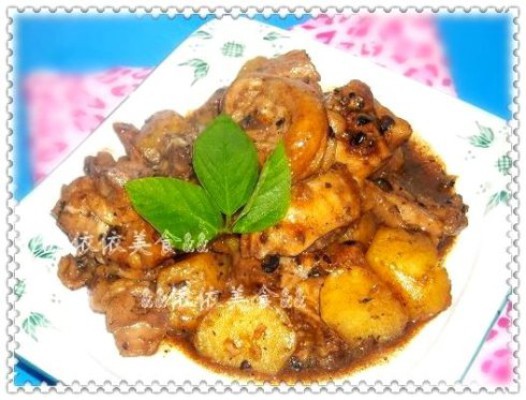 豆豉土豆焖鸡腿的做法
