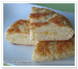 香葱玉米茸燕麦发面饼的做法