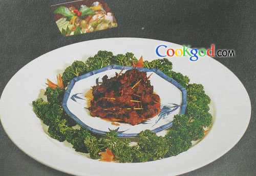 串烹野兔的做法