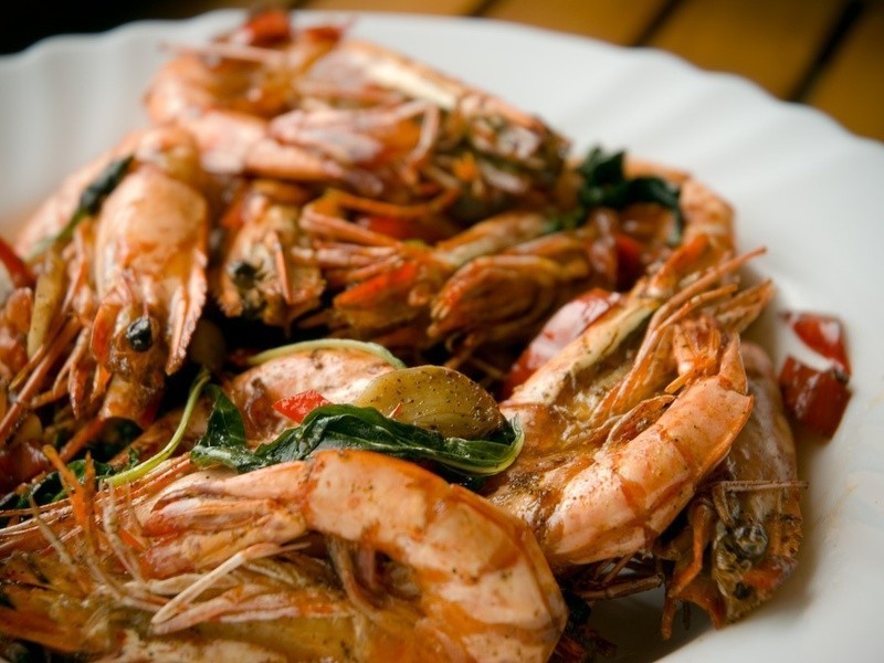 下酒好菜.油爆虾的做法