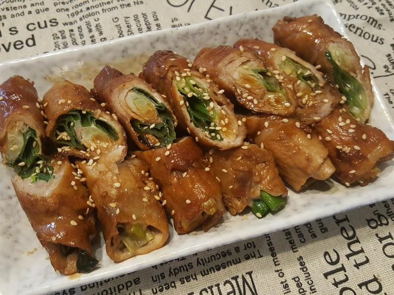 照烧葱肉卷的做法