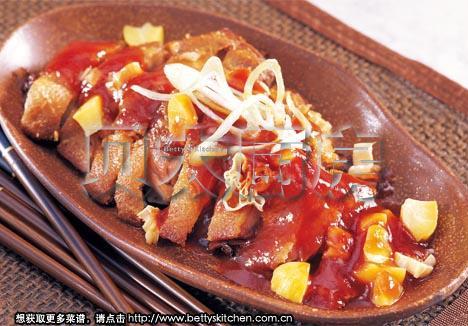 栗子脆皮鸭的做法