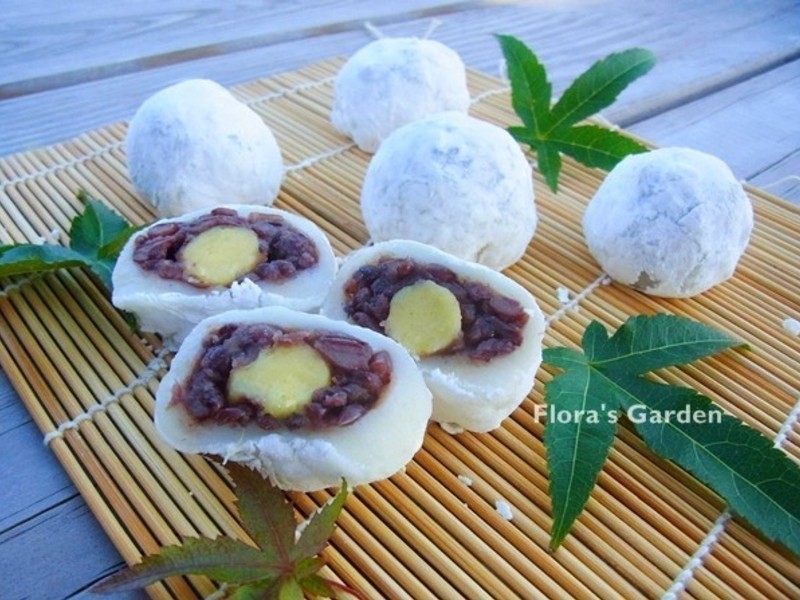 电锅做??红豆地瓜大福的做法