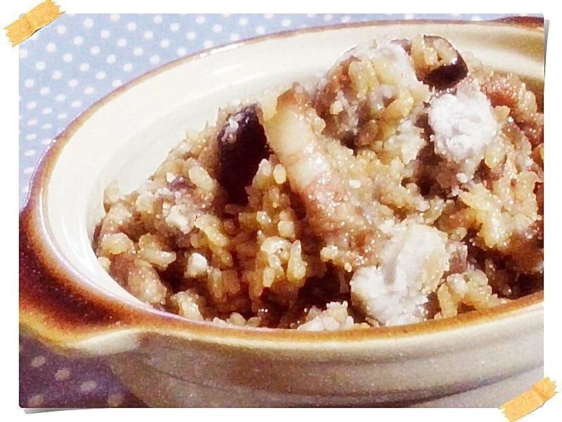 古早味香菇芋香炊饭(简易电锅版)的做法