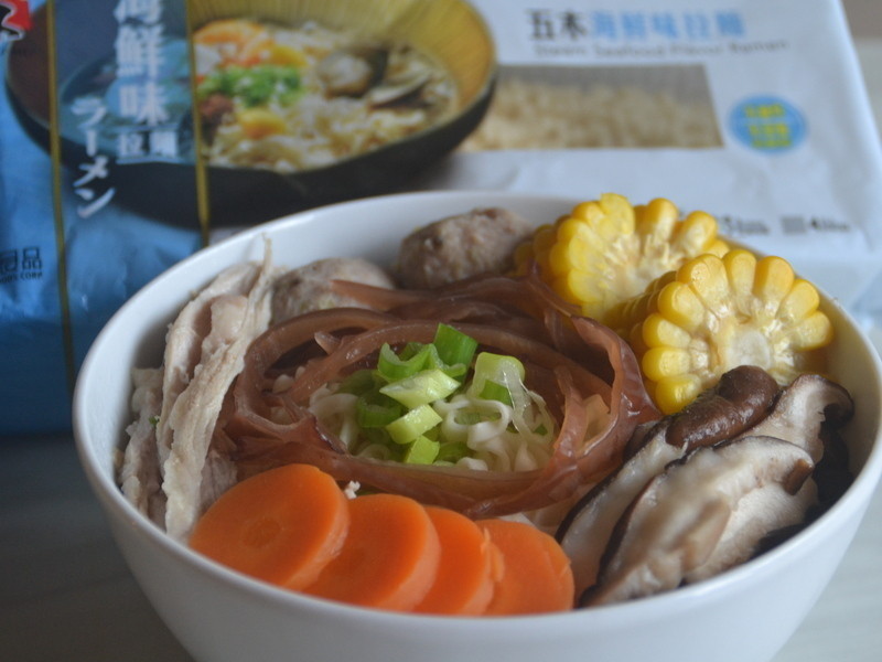 杂烩面【五木海鲜味拉面】的做法