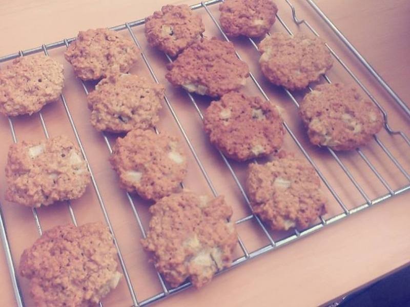 简易苹果蜂蜜燕麦饼干的做法