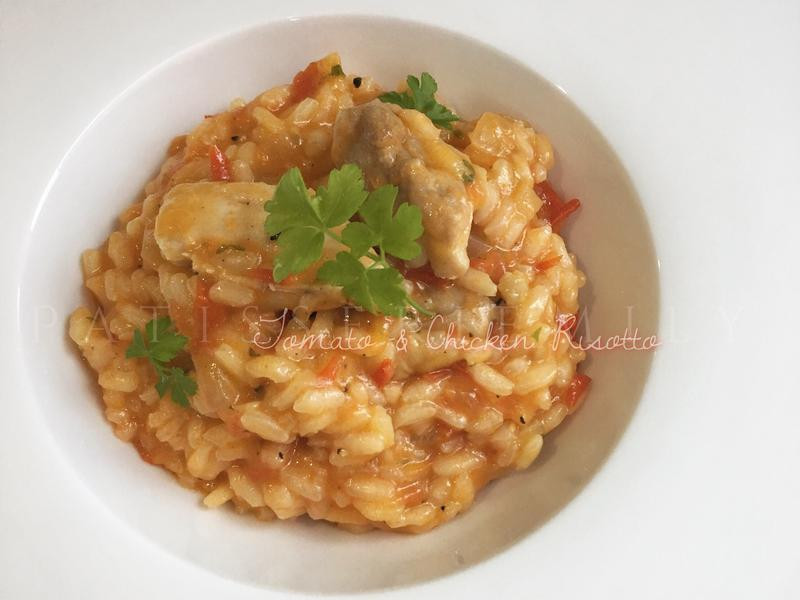 番茄鸡肉炖意大利饭的做法