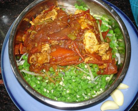 西红柿打卤面的做法