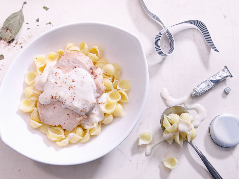 白汁烧鸡贝壳粉的做法