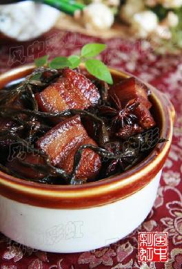 干豇豆烧肉的做法