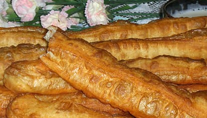 大果子配豆浆的做法