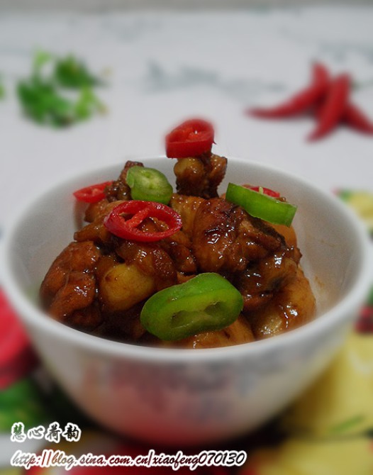 茨菰烧鸡翅根的做法