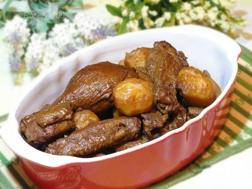 土豆酱鸭的做法
