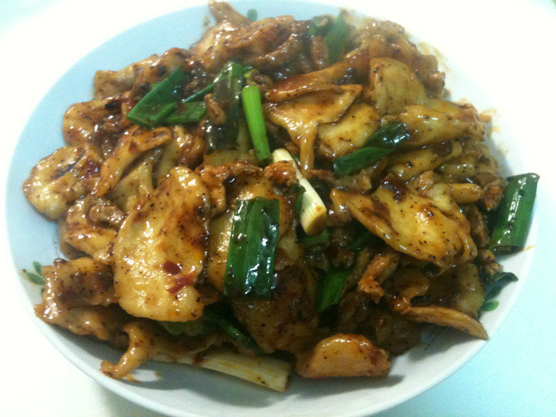 创意料理-辣炒面疙瘩(冬天的美食)的做法